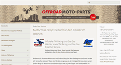 Desktop Screenshot of offroad-moto.de
