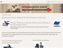 Tablet Screenshot of offroad-moto.de